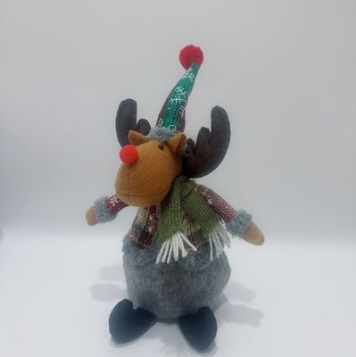 Giocattolo dell'animale farcito della renna del giocattolo della peluche di Natale di 20cm variopinto