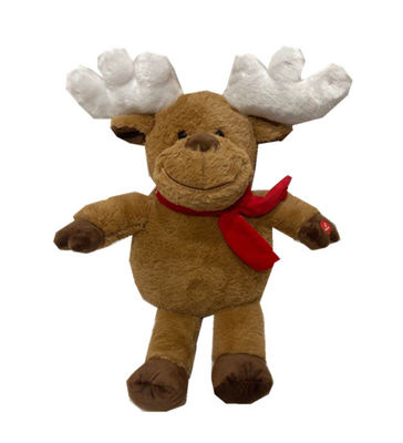 peluche Toy Personalised Christmas Reindeer Teddy BSCI di 0.28m 11.02ft LED