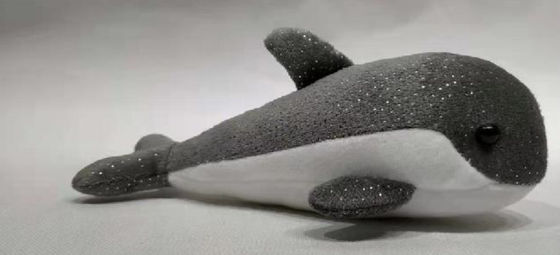 la peluche a 8,66 pollici dell'animale selvatico della focena di 22cm gioca il materiale riciclato