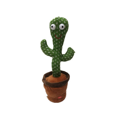 Registrazione ripetendo la peluche ballante Toy Customized del cactus di canto