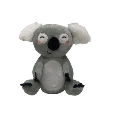 20 cm Grey Talking Back Plush Toy che ripete il cotone parlante della koala 100% pp dentro