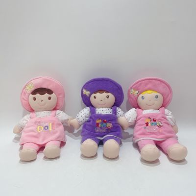 Ragazza adorabile farcita di Toy Customized Doll For Baby della peluche della bambola sveglia molle