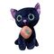 Cat Halloween Stuffed Animal nera realistica di conversazione 0.18M 7.09ft