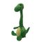 peluche Toy Recording &amp; parlare del dinosauro verde di 35cm mentre torcendo collo