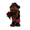 La peluche del giorno di biglietti di S. Valentino gioca ballare di canto torcendo Gorilla With una Rosa