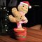 Il Natale EN71-1-2-3 accende i giocattoli animali di canto per i bambini