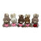 15 coniglio sveglio della peluche di cm 5 CLRS con i regali adorabili di San Valentino dei giocattoli del cuore