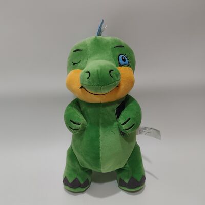 Giocattolo di peluche da dinosauro da 30 cm verde