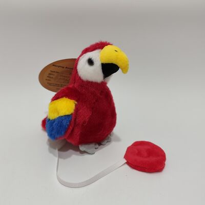 Peluche Pappagallo Magnetico in Piedi sulle Spalle
