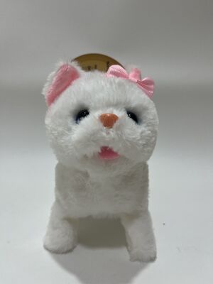 Peluche elettronico personalizzato a forma di gatto carino e camminante