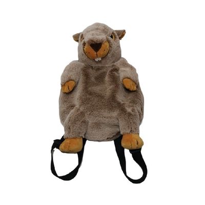 la marmotta di 35cm ha farcito Toy Backpack Memorial Gift Realistic