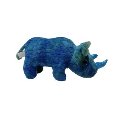 Giocattolo molle 28 cm del rinoceronte blu della peluche