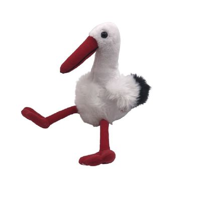 Ripetizione della peluche di registrazione Toy Moving White Stork