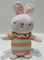 Pasqua Bunny Talking Rabbit Repeats What dite che peluche del robot ha farcito l'animale domestico elettronico interattivo animale, ballare e Shak