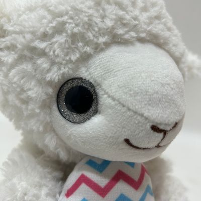 15cm di peluche di giocattolo agnello animale farcito con uova colorate per Pasqua