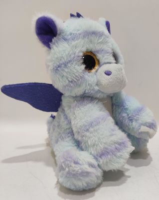 Muovi il gatto dinosauro dagli occhi grandi stampa giocattolo elettrico di peluche registrazione funzione di parlare