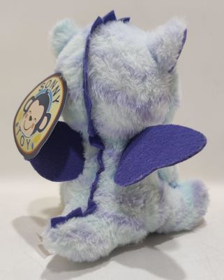 Muovi il gatto dinosauro dagli occhi grandi stampa giocattolo elettrico di peluche registrazione funzione di parlare