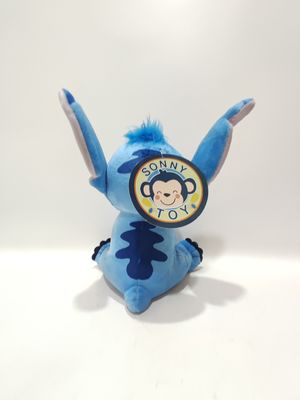 Il giocattolo di peluche parlante seduto Stitch è carino, con altezze di 7,09 pollici e 11,02 pollici