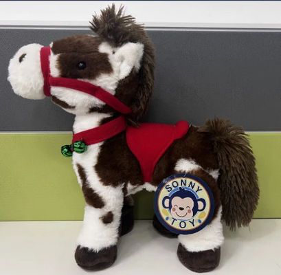 Musical Walking Horse Esquisito giocattolo di peluche BSCI Audit Fabbrica di peluche