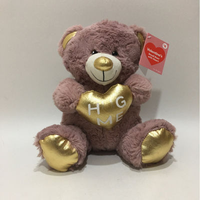 Hot-Selling Wholesale Plush Toy Valentine's Day Teddy Bear con cuore Dolce regalo per gli amanti
