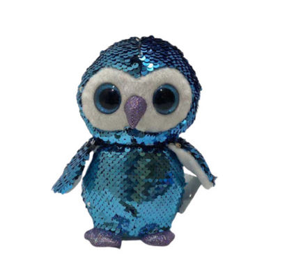 Hot Selling Voice Recording & Repeating Plush Flip Sequin Pinguino giocattolo