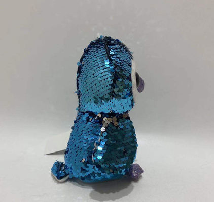 Hot Selling Voice Recording & Repeating Plush Flip Sequin Pinguino giocattolo