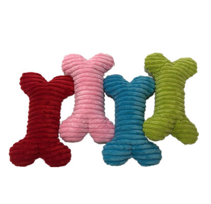 4 Clr 20 cm giocattolo per animali di compagnia fatto di corduroy pompato