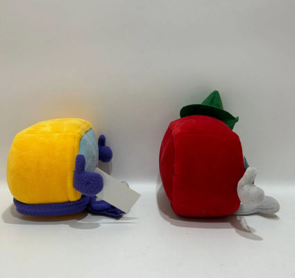 Personalizzabile 14cm Cable Car Rosso E Giallo Mascotte Bambole Plush