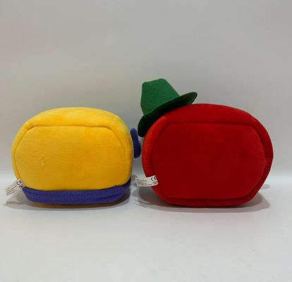 Personalizzabile 14cm Cable Car Rosso E Giallo Mascotte Bambole Plush