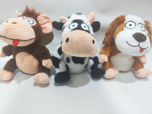 3ASSD Ridi forte fa rumori strani e muove il corpo Stuffed animale pazzo Plush giocattolo giocattoli divertenti