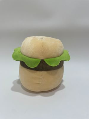 7 pcs assorted burger giocattoli di peluche, carini animali ripieni di cibo per bambini e decorazioni domestiche