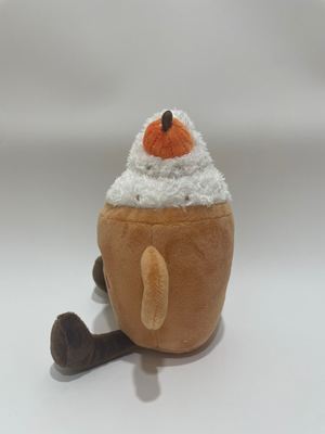 7 pezzi assortiti di peluche a forma di zucca latte, simpatici animali di peluche a forma di cibo per bambini e decorazioni per la casa