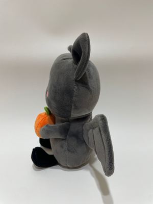 7 pezzi assortiti di pipistrelli con peluche a forma di zucca, simpatici animali di peluche a forma di cibo per bambini e decorazioni per la casa