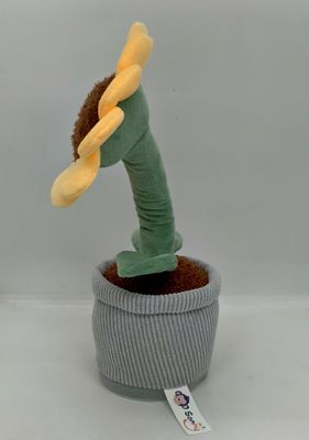 Peluche Registratore Girasole Realizzato in Materiale Peluche e 100% Cotone PP