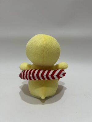 Registrazione e ripetizione di movimento a sinistra e a destra dell' anatra con un anello di nuoto