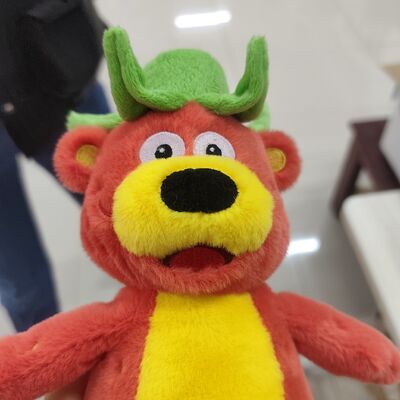 Registrazione e ripetizione Movimento sinistra e destra Orso di fragola