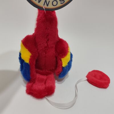 Peluche Pappagallo Magnetico in Piedi sulle Spalle