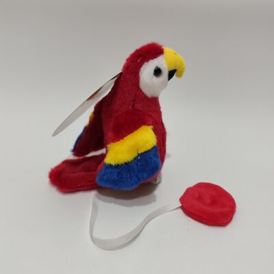 Peluche Pappagallo Magnetico in Piedi sulle Spalle