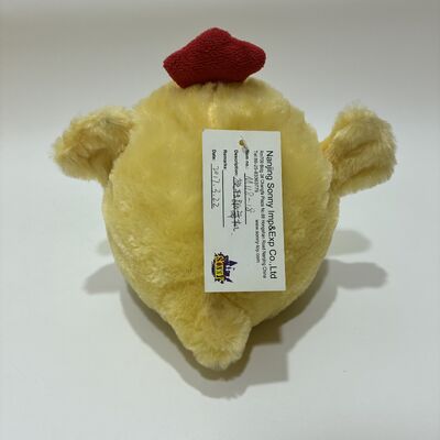 Buffo pollo che balla in cerchio giocattolo di peluche con musica