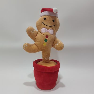 Canti e danze serie natalizie Babbo Natale Uomo pan di zenzero Albero di Natale Pinguini Alce
