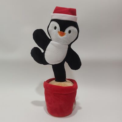 Canti e danze serie natalizie Babbo Natale Uomo pan di zenzero Albero di Natale Pinguini Alce
