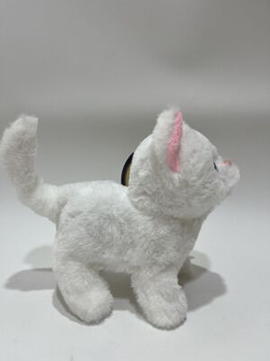 Peluche elettronico personalizzato a forma di gatto carino e camminante
