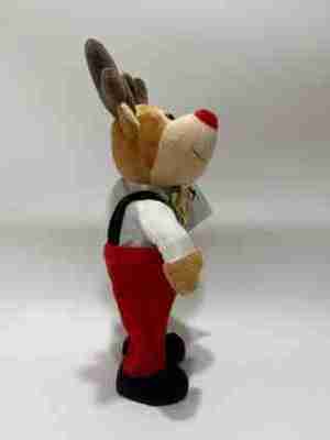 Peluche di renna natalizia che canta e balla con musica