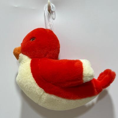 Giocattolo colorato per uccelli con bottoni in peluche per bambini e collezionisti