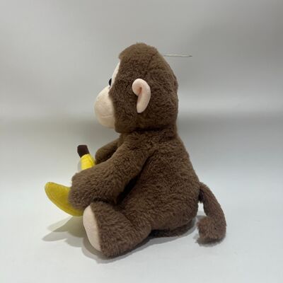 Interattivo Peek-a-Boo Scimmia giocattolo di peluche con funzione di registrazione e canto Banana Tenendo Nasconditi e cerca animale ripieno