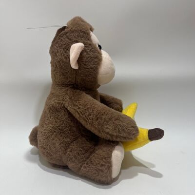 Interattivo Peek-a-Boo Scimmia giocattolo di peluche con funzione di registrazione e canto Banana Tenendo Nasconditi e cerca animale ripieno