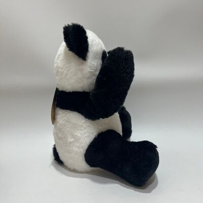 Peluche Panda Peek-a-Boo interattivo con funzione di ripetizione e musica Simpatico giocattolo a nascondino sdraiato