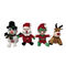 4 giocattoli Frosty The Snowman Stuffed Animal della peluche di Natale di ASSTD 0.23M 9.06IN