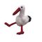 Ripetizione della peluche di registrazione Toy Moving White Stork