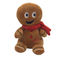 Brown che registra ripetendo Ginger Man With una sciarpa rossa